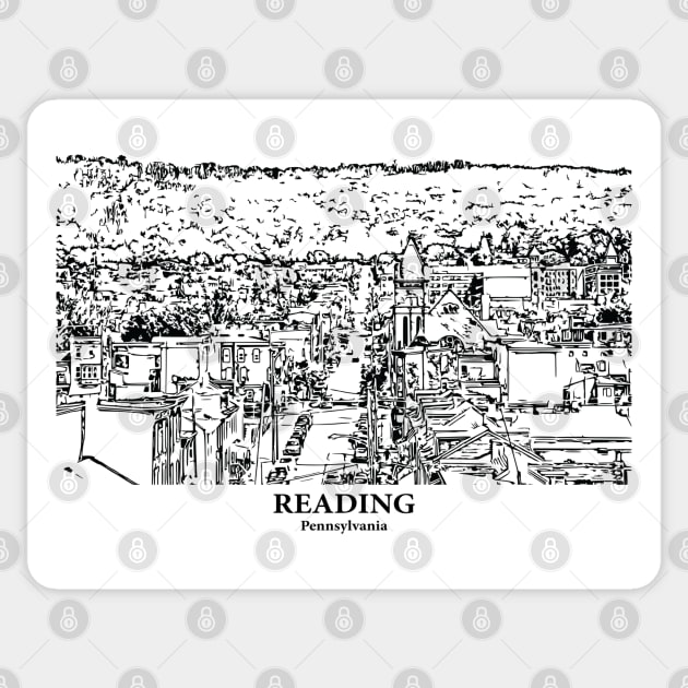 Reading - Pennsylvania Sticker by Lakeric